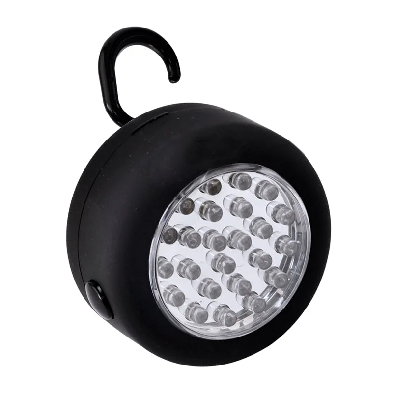 Stainless steel camp dish-24 LED Magnetic Light With Hook