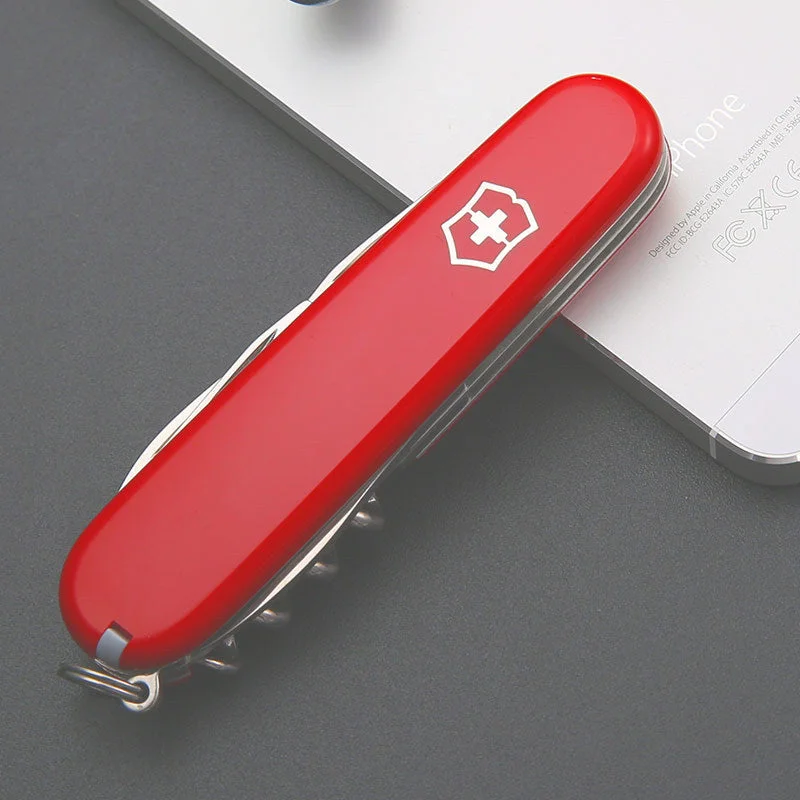 Durable canvas gear sack-91MM standard 1.3603 multifunctional Swiss folding knife