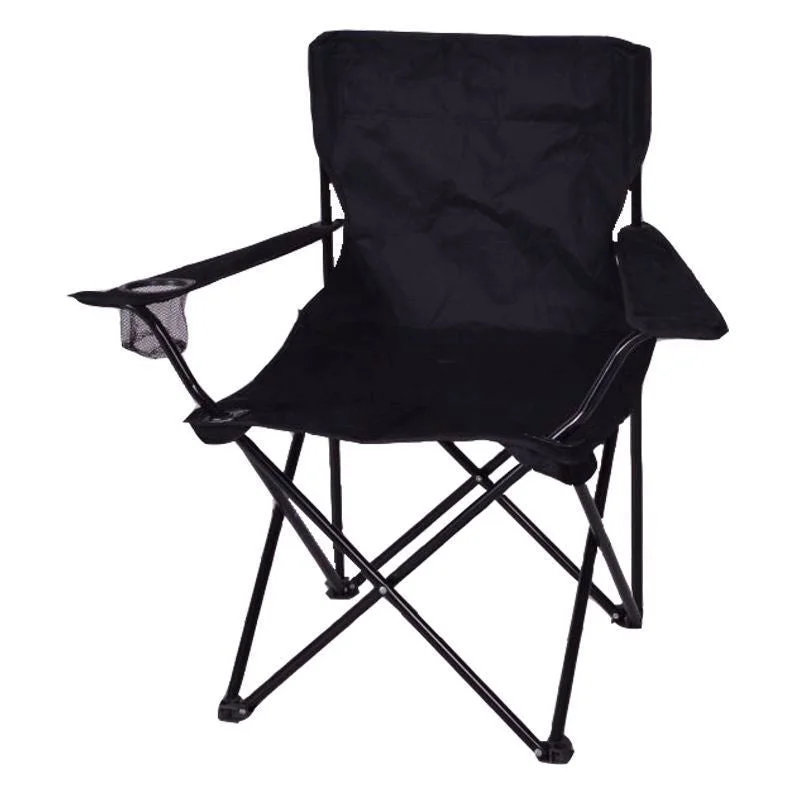 Breathable hiking cap-Adult Folding Camping Chair Black