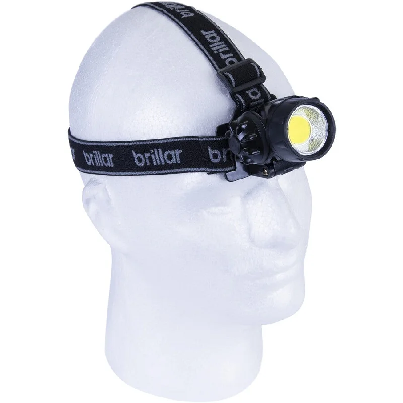 Foldable camp hand axe-Brillar 3 Mode Headlamp With COB LED Technology - Black