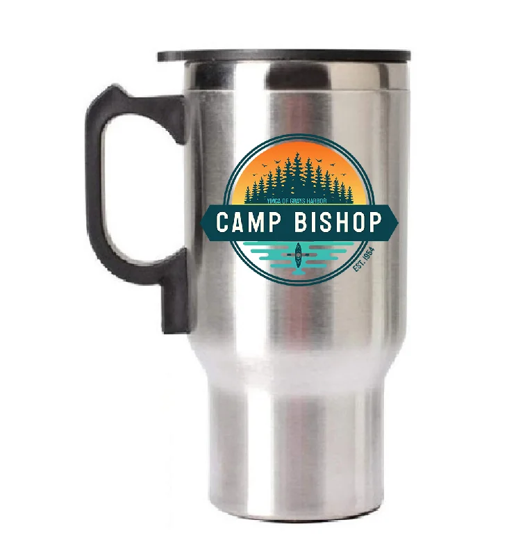 Anti-bug tent screen-Camp Bishop Travel Mug