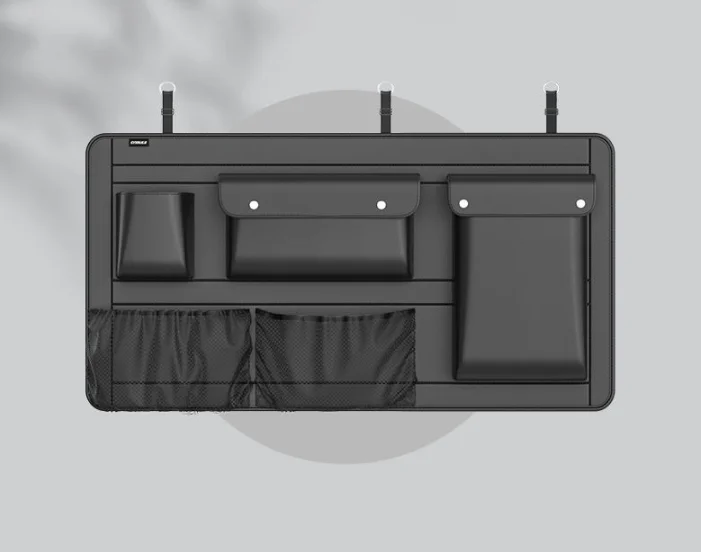 Insulated camp coffee mug-Car trunk storage bag SUV seat back hanging storage rack Car multifunctional storage Car supplies