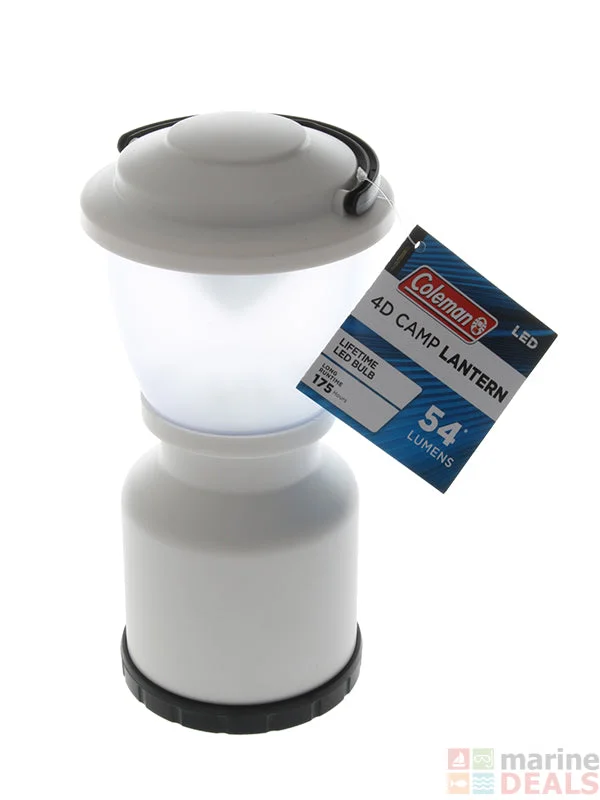 Rechargeable trail torch-Coleman 4D LED Camping Lantern - 54 Lumens