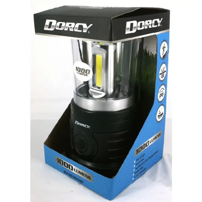 Quick-dry camp vest-Dorcy Camping Lantern 1000 Lumens/ COB LED/Indoor & Outdoor Use