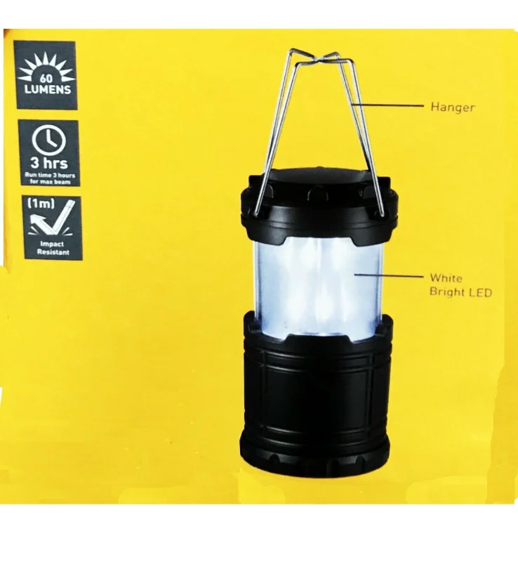 Portable camp water boiler-Eiger LED Camping Lantern Bright LED 60 Lumens output/Impact Resistance/Flaming