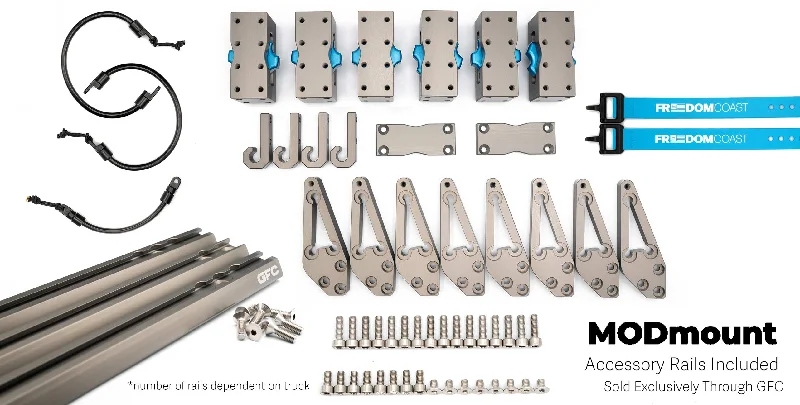 Quick-dry camp vest-GFC Rail System with Freedom Coast MODmount Pro Pack