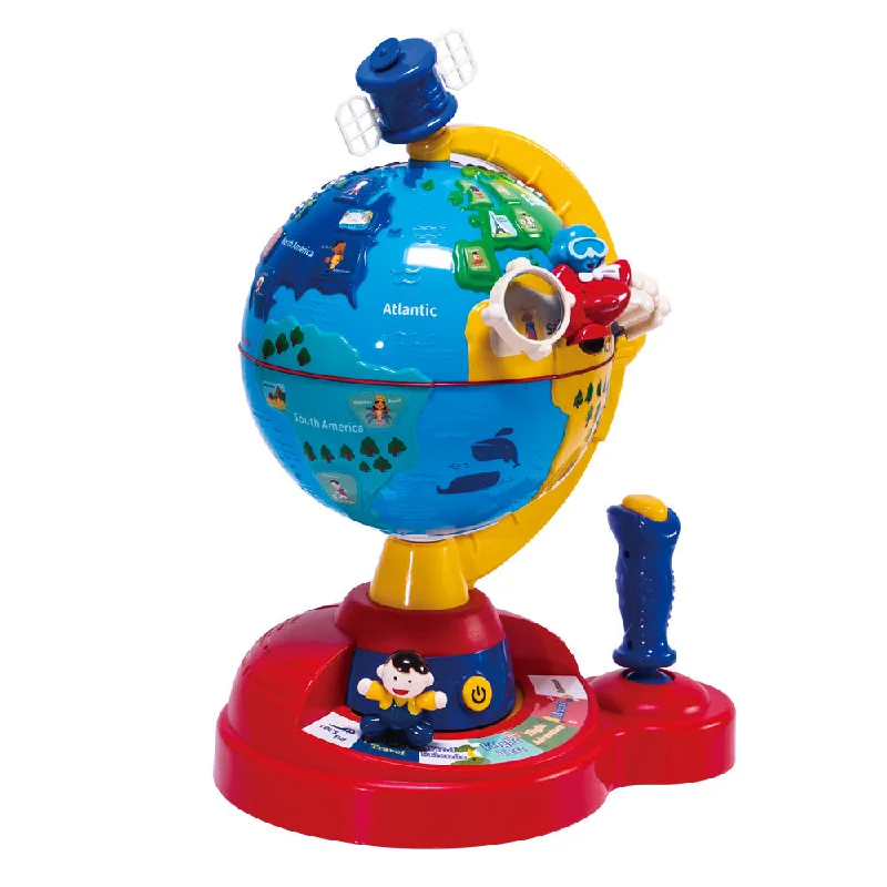 Collapsible fire grate-Infant and toddler puzzle enlightenment early education interactive learning globe doll story machine children's intelligent toys