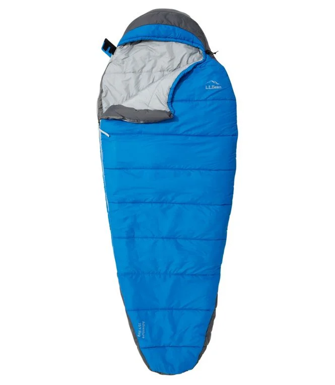 Solar-powered tent fan-L.L.Bean Adventure Sleeping Bag 25 Mummy Regular