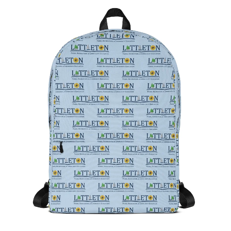 Solar-charged power bank-Littleton Park & Rec Backpack