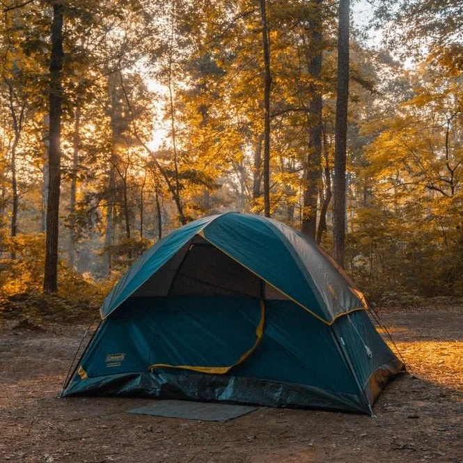 Weatherproof camping tarp-Parker Mountain Tent Site