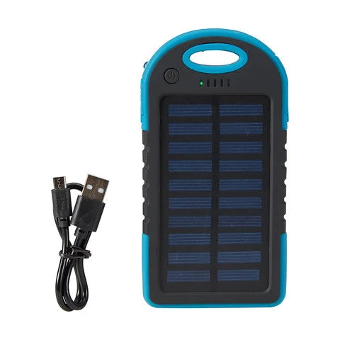 Windproof portable burner-Anko Portable Charger with Solar / Ideal for Camping & Travel