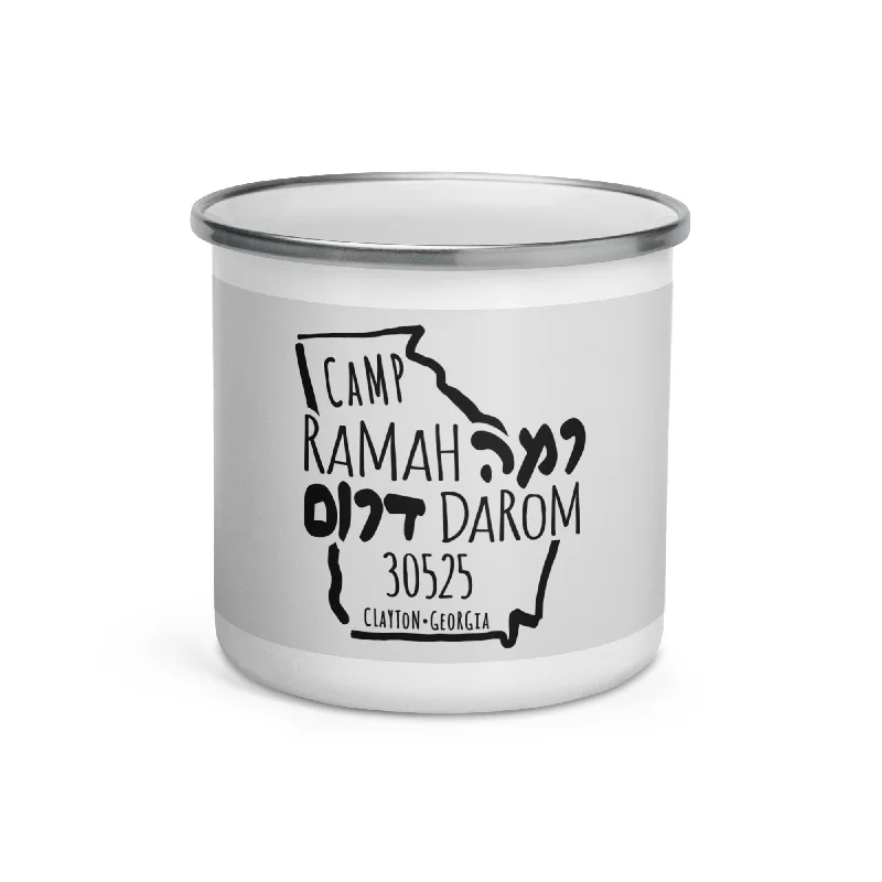 Compact signal mirror-Ramah Darom Enamel Mug - GA