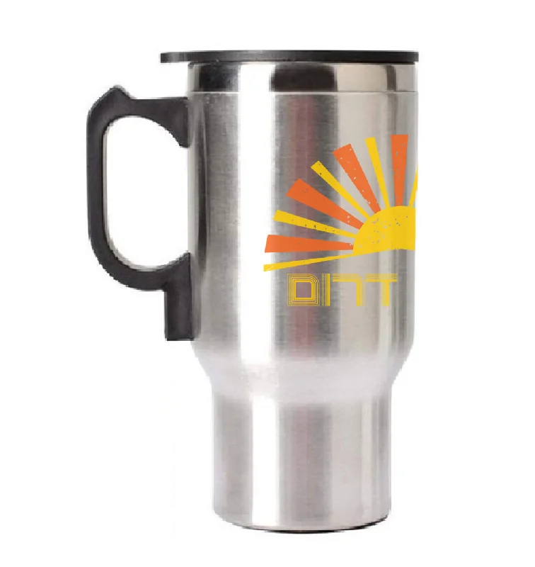 Quick-dry camp shirt-Travel Mug - Sun