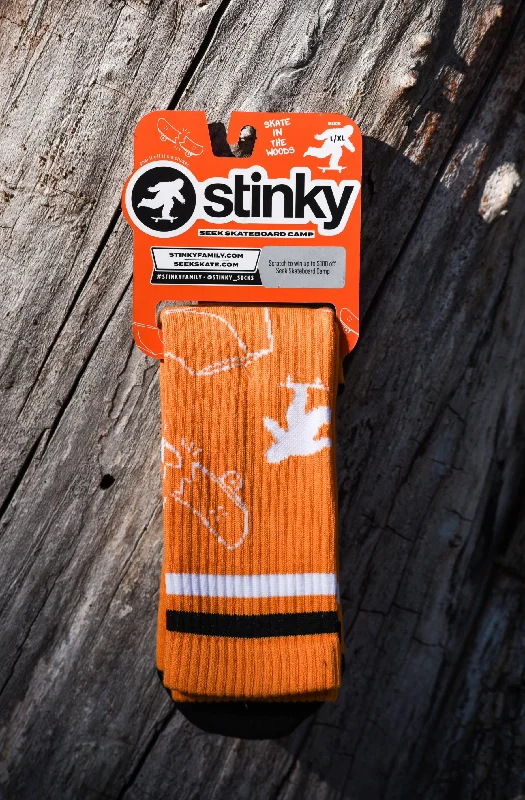 Stainless steel camp spoon-SEEK x STINKY SKATE SOCKS