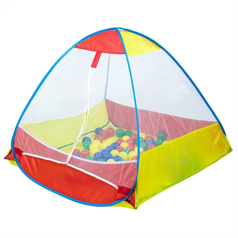 Rechargeable camp glow torch-Swing Slide Climb 100 x 100 x 75cm Play Equipment Ball Pit Tent PVC Construction