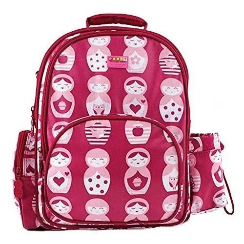 Waterproof sleeping bag-Penny Scallan Medium Backpack - Pink Russian Doll