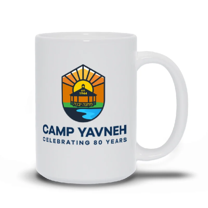 Solar-powered camp radio-Yavneh Coffee Mug - Celebrating 80 Years