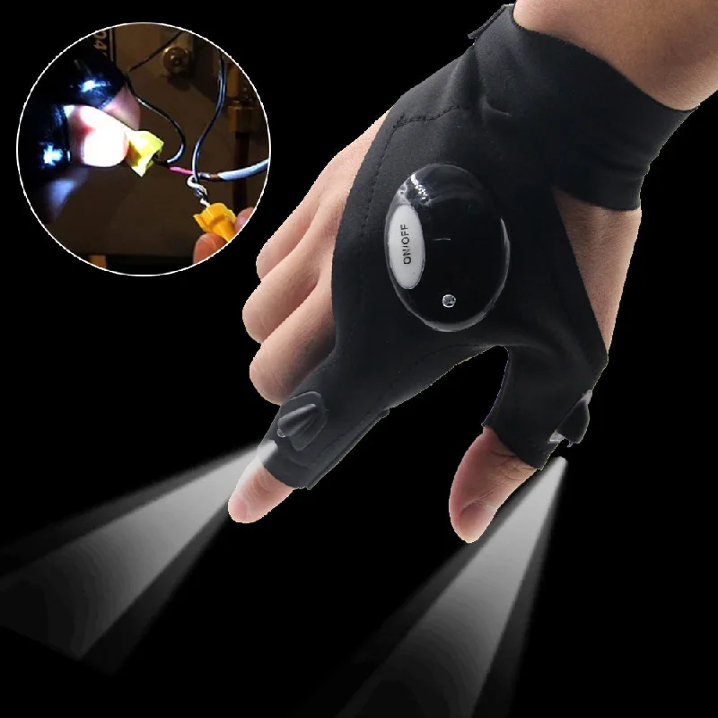 Stainless steel camp mug-1 Piece Right Hand Left Hand Gloves with LED Light