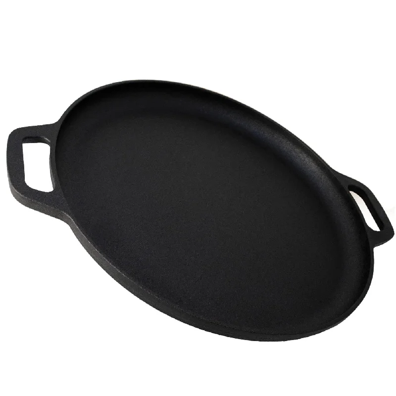 Anti-mosquito tent screen-13.5" 35cm Pre-Seasoned Cast Iron Pizza Baking Pan Cooking Griddle Stove Oven Grill Campfire