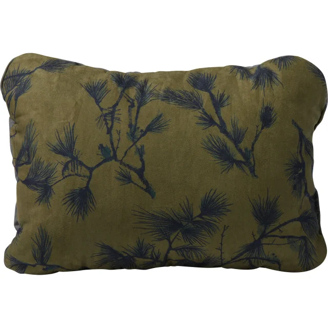 Insulated camp hydration flask-Compressible Pillow Cinch, L - Pine Print