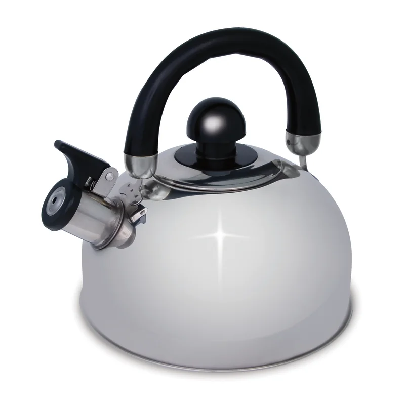 Windproof portable burner-2.5L Whistling Kettle Stainless Steel