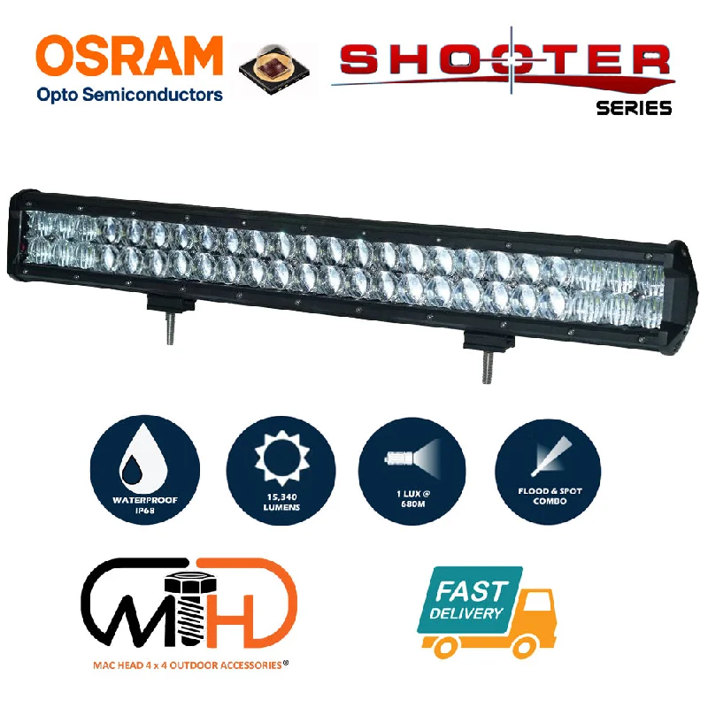 Collapsible fire grate-23inch Osram LED Light Bar 5D 144w Sopt Flood Combo Beam Work Driving Lamp 4wd