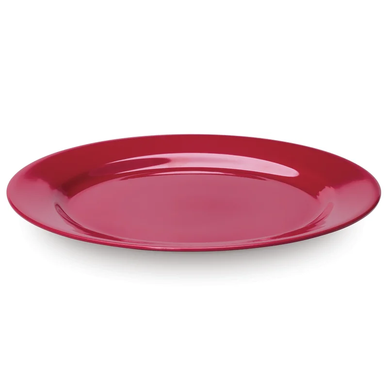 Rechargeable trail torch-25cm Dinner Plate - Burgundy