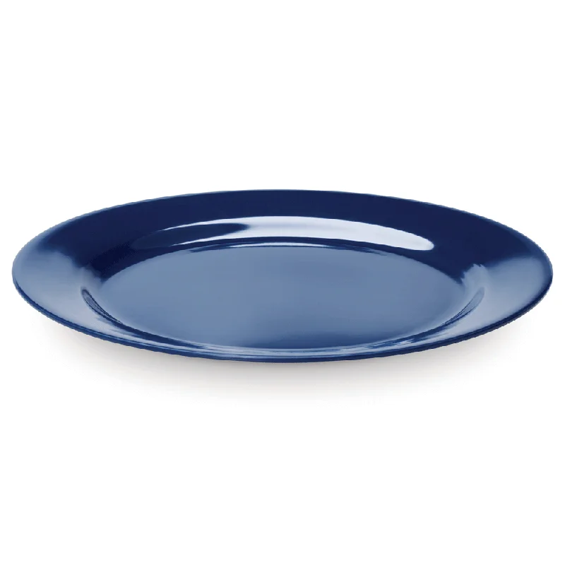 Durable nylon travel sack-25cm Melamine Dinner Plate - Navy