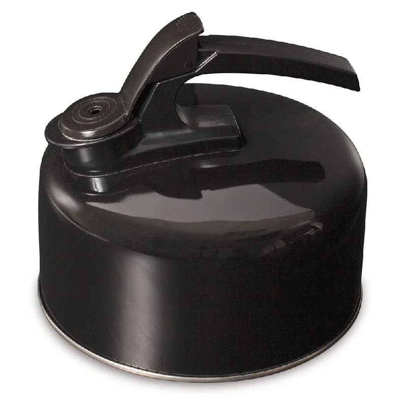 Solar-powered tent beacon-2L Stainless Steel Whistling Kettle - Black