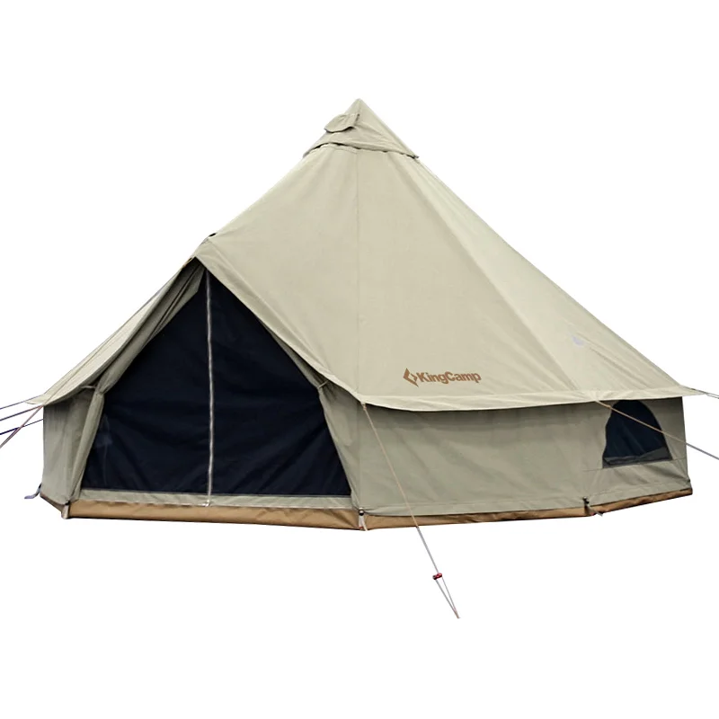 Quick-dry camp vest-KingCamp 4-Season Khan Canvas Bell Tent-13ft/16.4ft