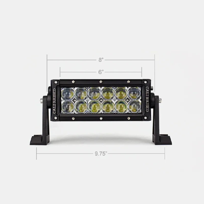 Reflective trail cord-8" Dual Row 5D Optic OSRAM LED Bar