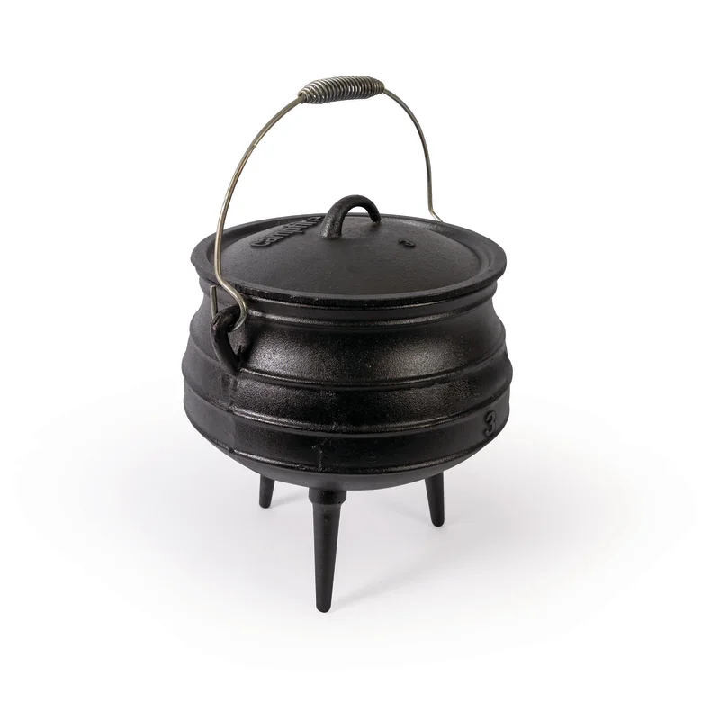 Portable camp water boiler-8L Cast Iron Potjie Pot