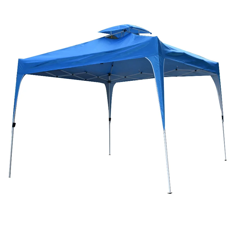 Foldable camp axe-Arcadia Furniture 3M x 3M Outdoor Folding Tent - Navy