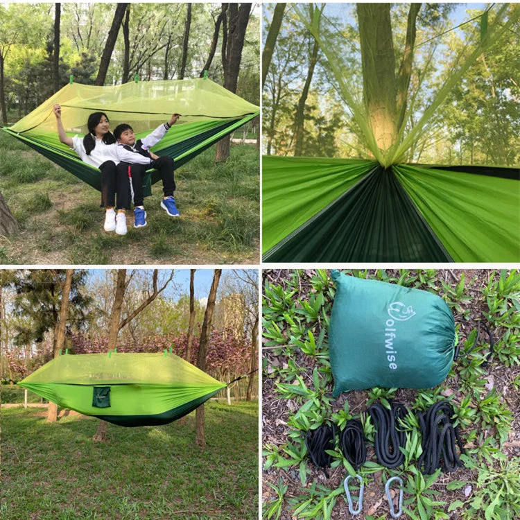 Windproof jet stove-Automatic Mosquito Net Anti-Rollover Hammock Parachute Cloth Hammock Nylon Hammock Outdoor Hammock Strap Swing Hanging Chair