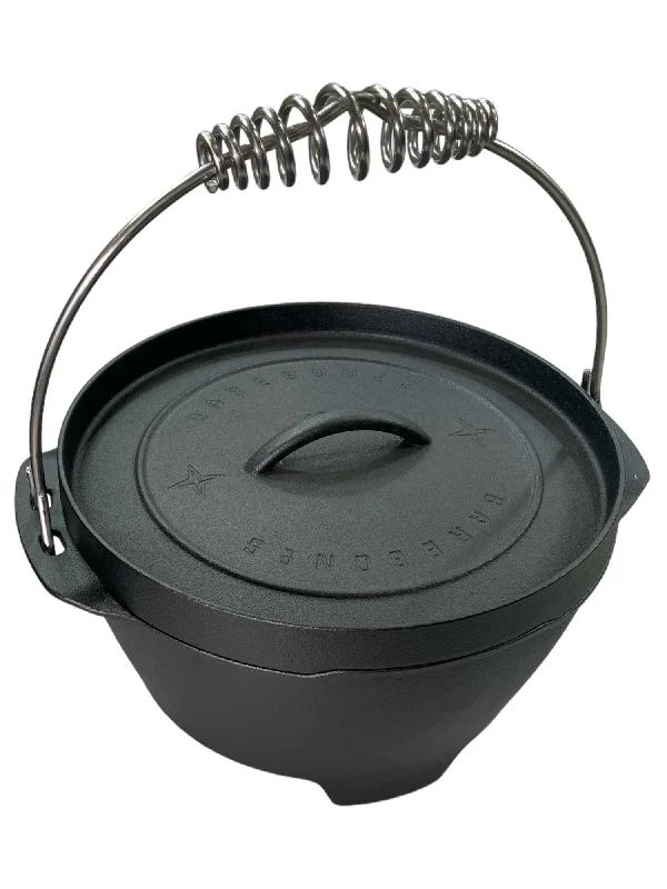 Breathable hiking hat-Barebones 12 Inch Cast Iron Dutch Oven