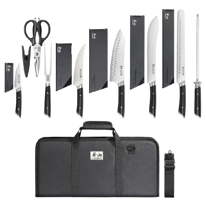 Anti-slip camp mat-Helena Series 9-piece Bbq Knife Set In Bag