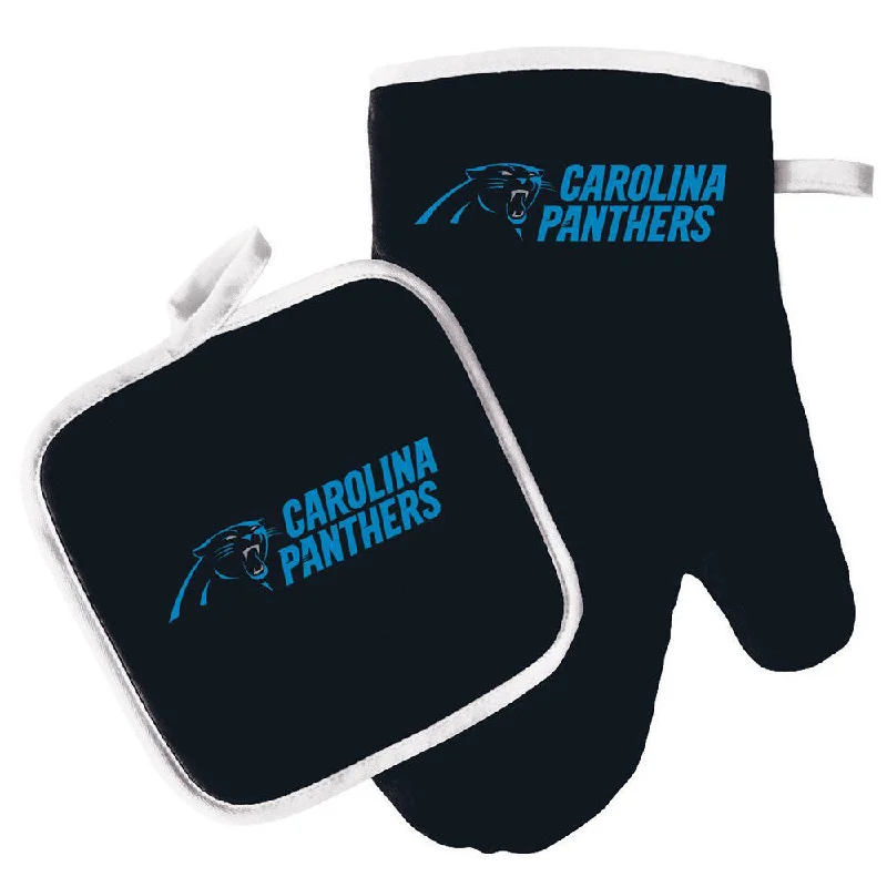 Reflective trail ribbon-Carolina Panthers NFL Oven Mitt and Pot Holder Set