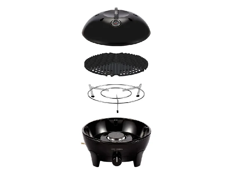 Windproof portable stove-Cadac Citi Chef 40/ Black/ Portable 4 Piece/ Gas Barbeque/ Camp Cooker