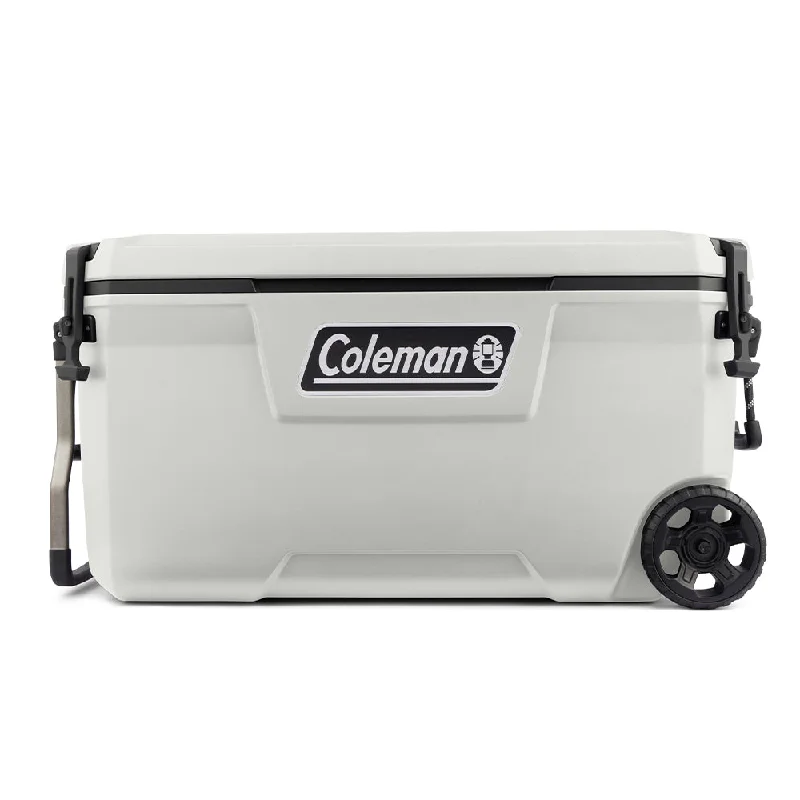 Breathable camp raincoat-Coleman Convoy 100qt Wheeled Cooler