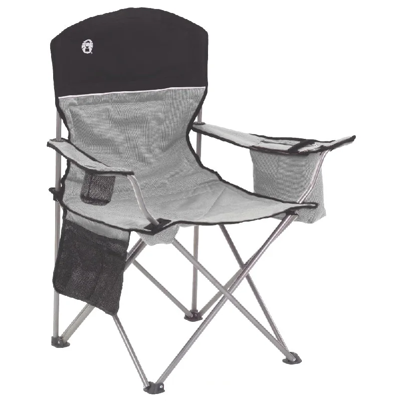 Breathable camp socks-Coleman Cooler Quad Chair - Grey  Black [2000034873]