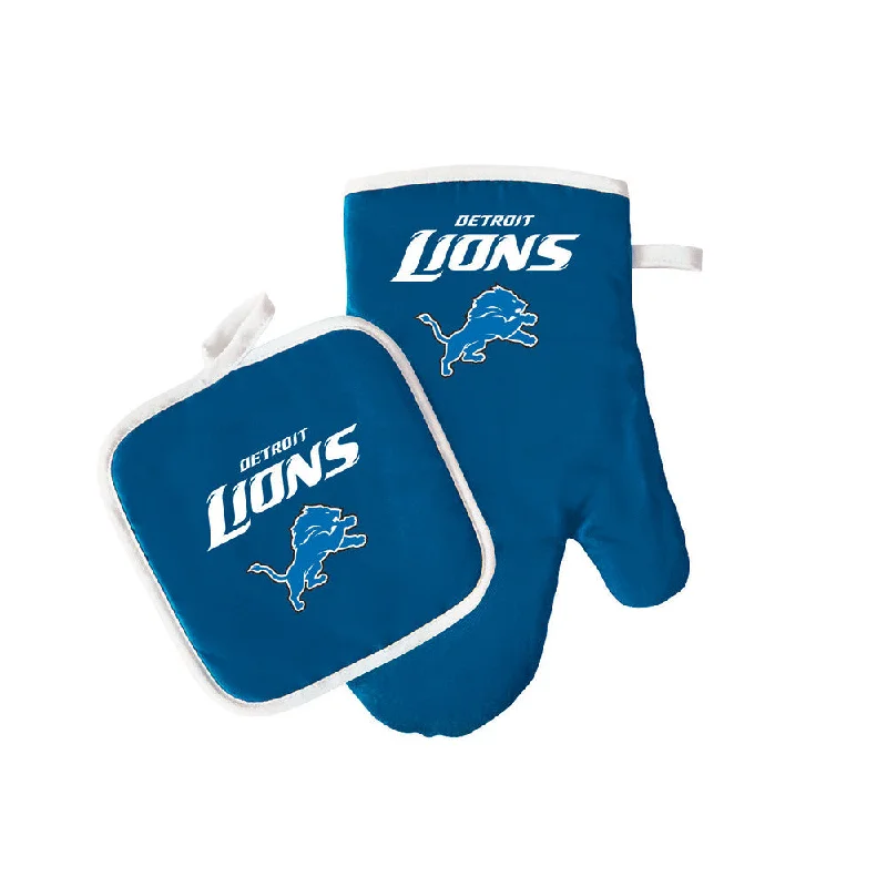 Waterproof stuff sack-Detroit Lions NFL Oven Mitt and Pot Holder Set