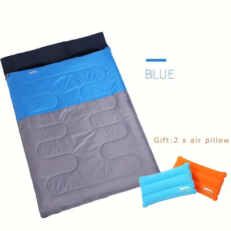 Ultralight sleeping roll-Camping Portable Double Thickened Sleeping Bag