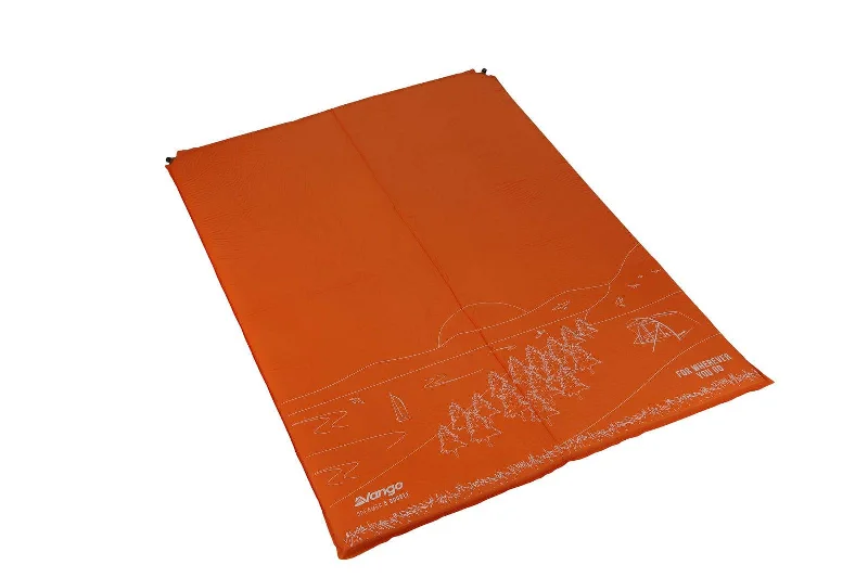 Quick-dry microfiber towel-Dreamer 5 Double Self-Inflating Mat: 183x132x5cm by Vango