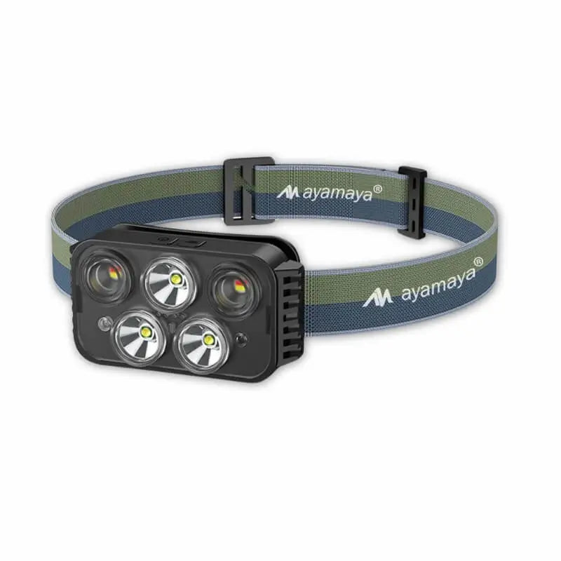 Lightweight camping tent-MotionGlow Pro 5 LED Rechargeable Headlamp