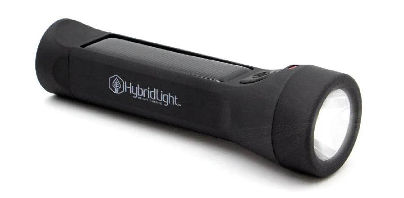 Lightweight rainfly cover-Hybrid Light™ Journey 200 Lumen Solar LED Flashlight & Charger