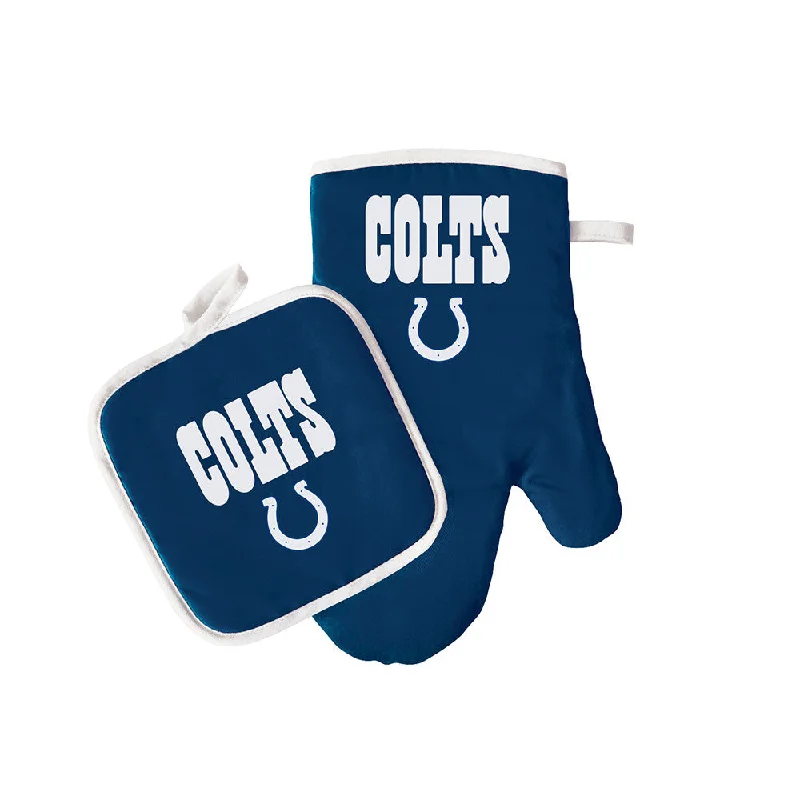 Compact compass keychain-Indianapolis Colts NFL Oven Mitt and Pot Holder Set