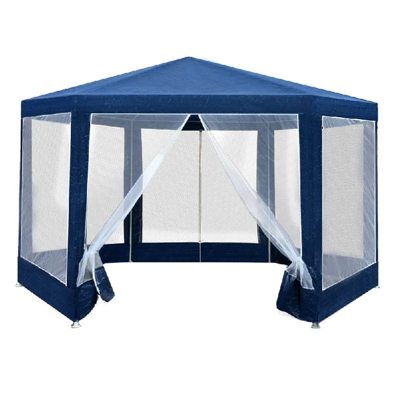 Lightweight camping tent-Instahut Gazebo Wedding Party Marquee Tent Canopy Outdoor Camping Gazebos Navy