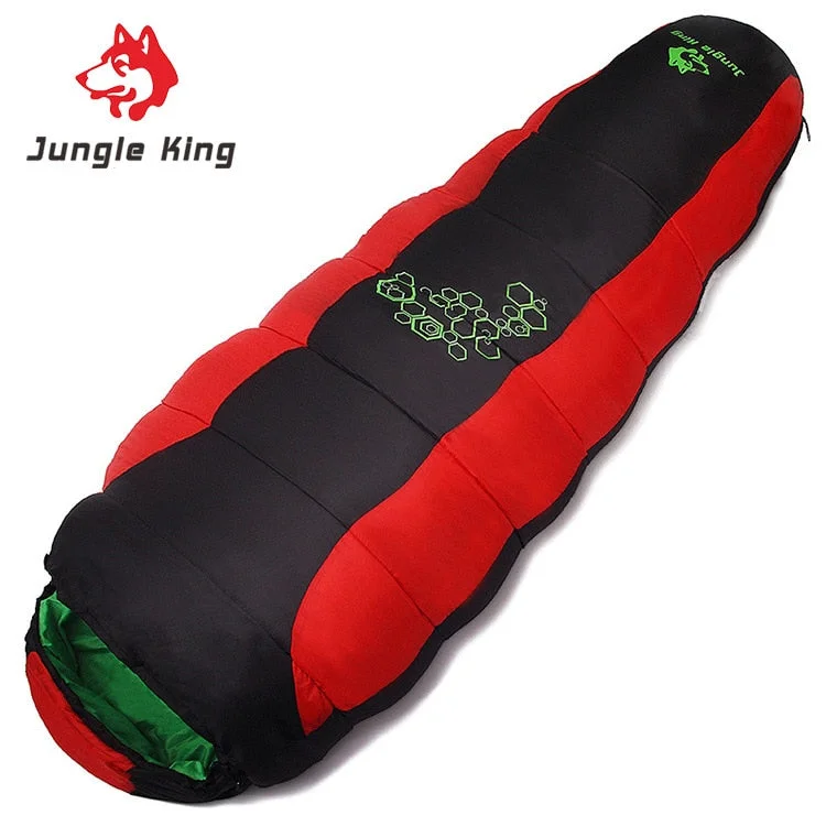 Portable water filtration straw-Jungle King 2017 thickening fill four holes cotton sleeping bags outdoor camping mountaineering special camping  bag movement