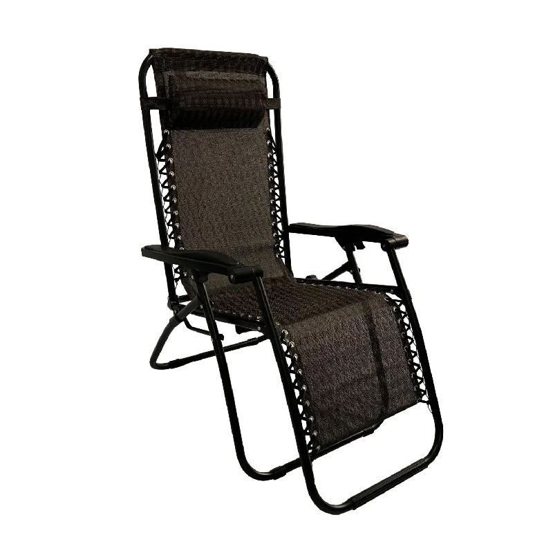 Heavy-duty tent stake set-KILIROO Folding Reclining Camping Chair With Breathable Mesh (Argyle)