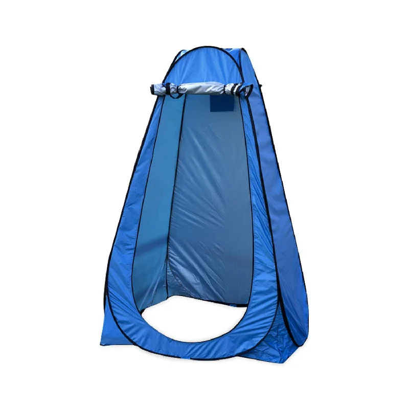 Collapsible camp fire tripod-KILIROO Shower Tent with 2 window (Dark Blue)